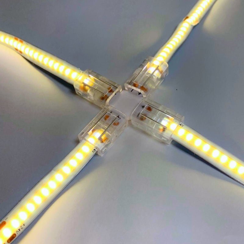 Connecteur X pour Ruban LED COB 8mm - Silamp France