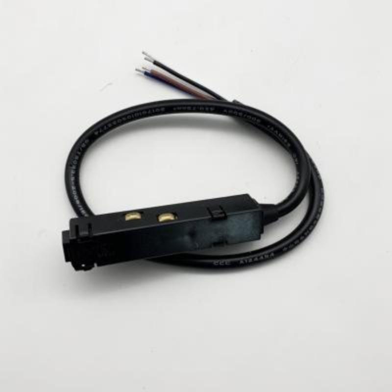 Connecteur Linéaire pour Rail Magnétique 48V 4 fils NOIR