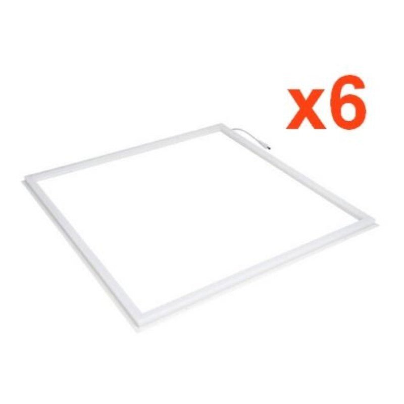 Dalle LED Cadre Lumineux 60x60 Slim 36W BLANC (Pack de 6) - Silamp France