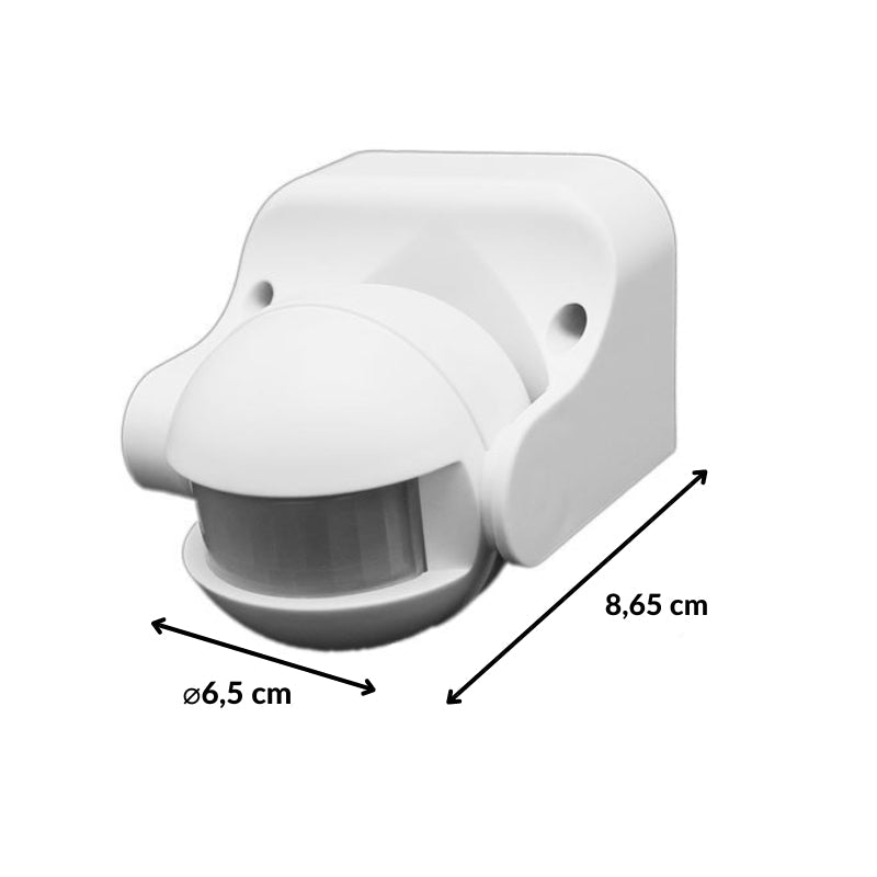 Détecteur de Mouvement Infrarouge 180° IP44 - Silamp France