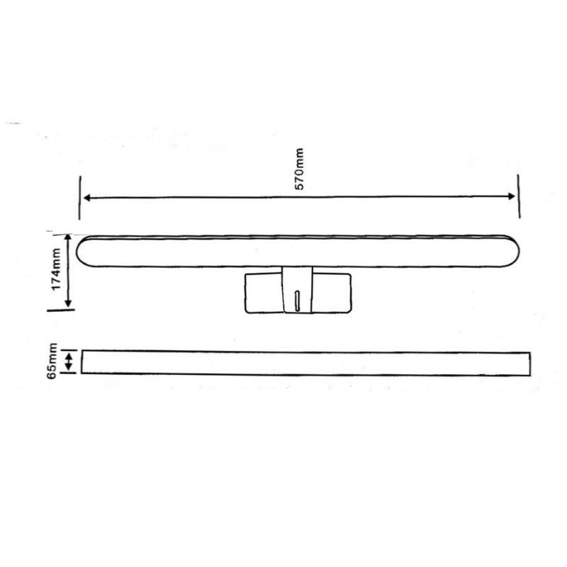 Applique Murale Salle de Bain Design LED 12W IP44