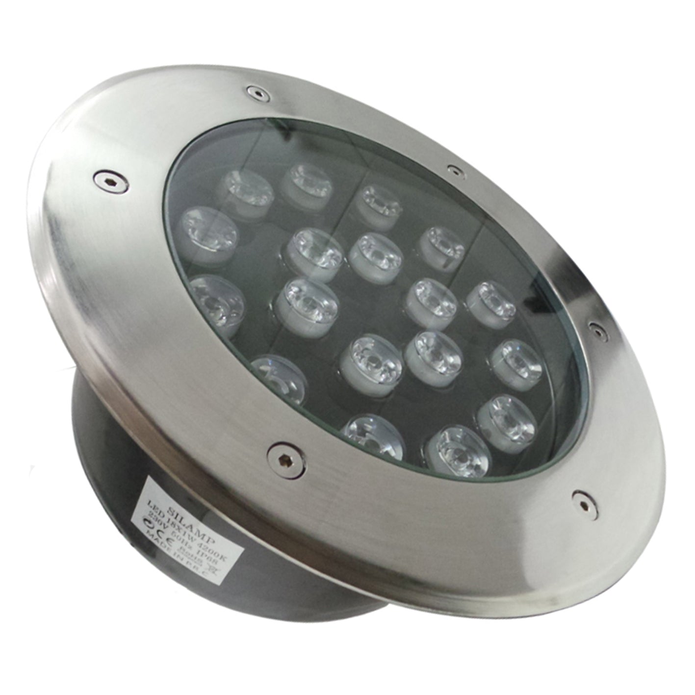 Spot Extérieur Encastrable LED IP65 220V Sol 18W 60°