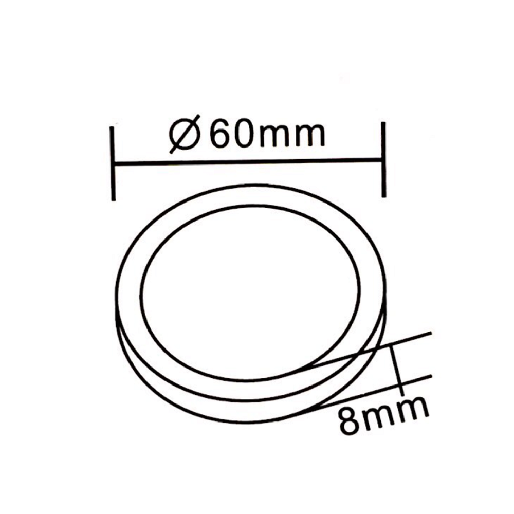 Spot LED en saillie 3W 12V 110° BLANC