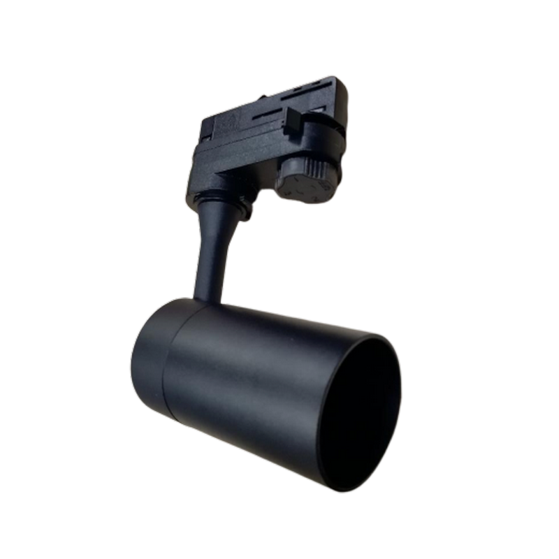 Spot Sur Rail Triphasé SILAMP 80° Blanc - Pour Ampoule GU10, Orientation 300°