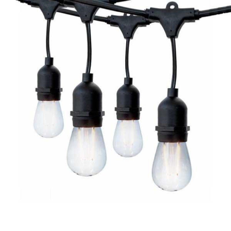 Guirlande Guinguette LED 6M pour 10 ampoules E27 (non fournies) - Silamp France