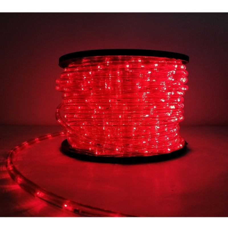 Guirlande LED 220V 50M IP44 Recoupable - Rouge - Silamp France