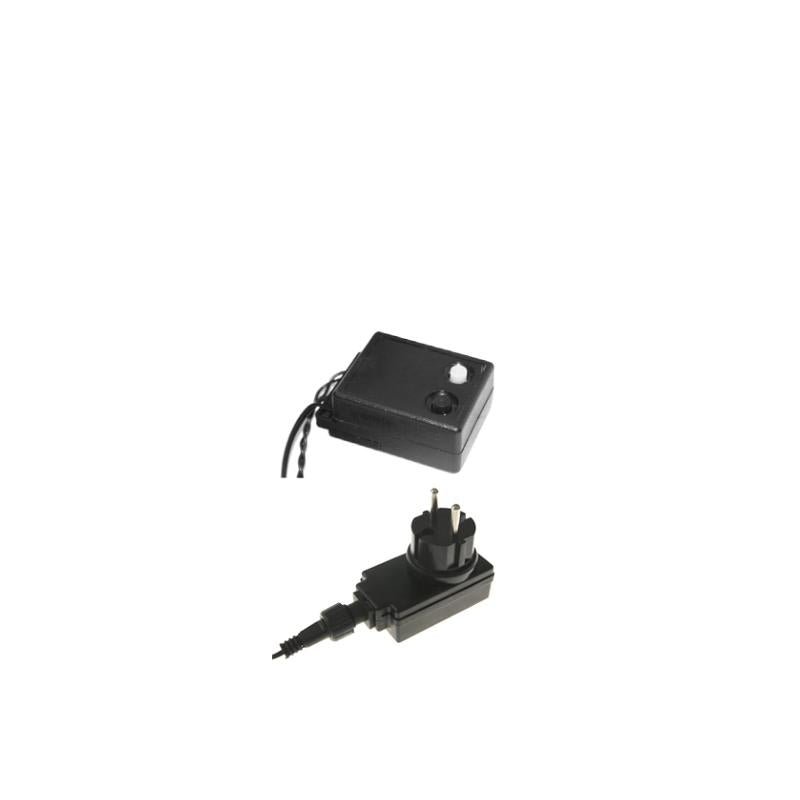 Guirlande LED 220V 6M IP44 120 LED - Bleu avec minuteur (+transfo) - Silamp France
