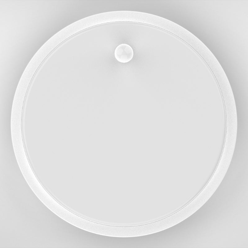 Hublot LED Extérieure Rond 10W IP54 Blanc avec détecteur de mouvement - Silamp France