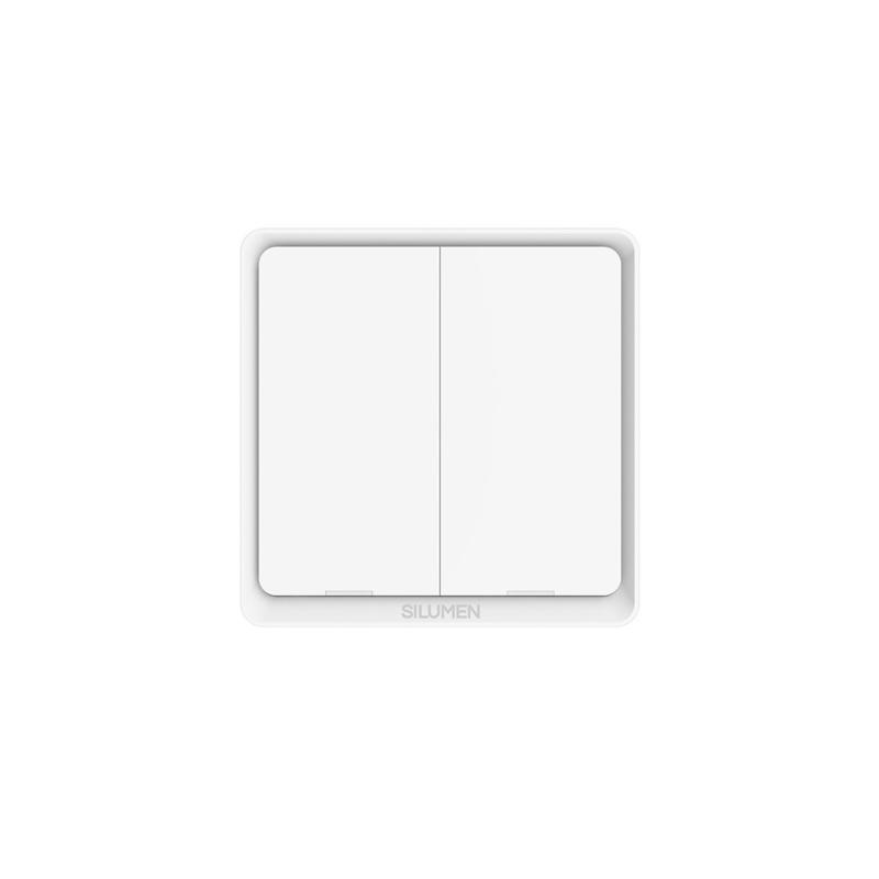 Interrupteur Mural Blanc 1 Gang – Sans Vis, IP20, 1 Voie, Montage Sur Panneau