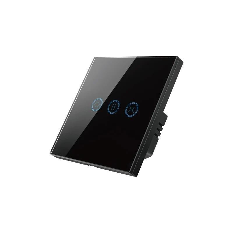 Interrupteur pour Volet Roulant Connecté Wifi Tactile Noir - Silamp France