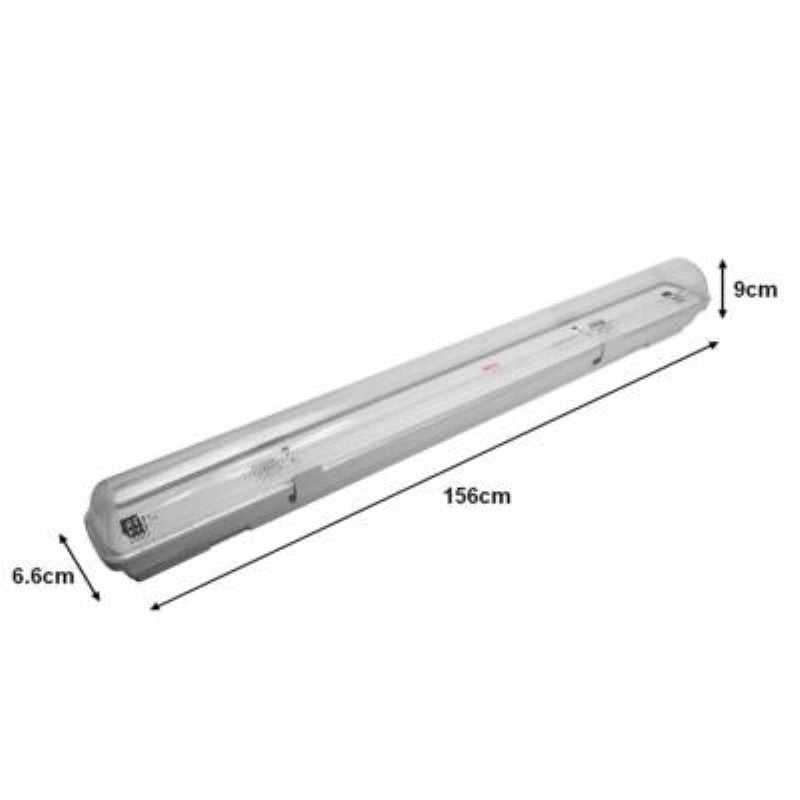 Kit de Réglette LED Etanche + Tube Néon LED 150cm T8 50W - Silamp France