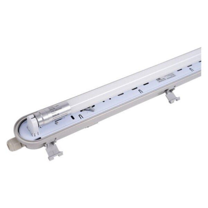 Kit de Réglette LED étanche + Tube Néon LED 60cm T8 9W - Silamp France