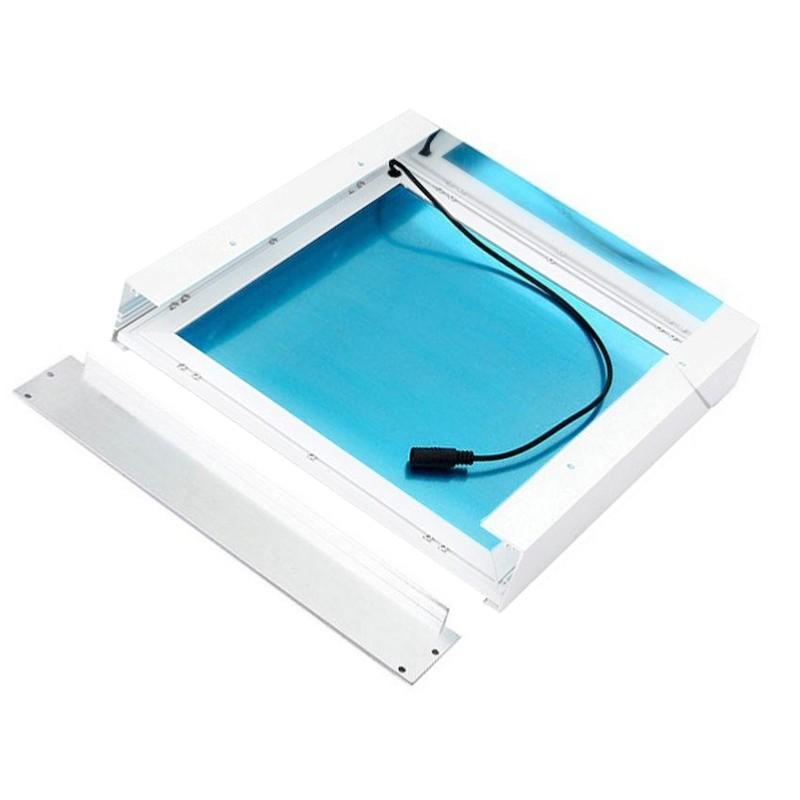 Kit en Saillie BLANC pour Panneau LED 30x30 Slim - Silamp France