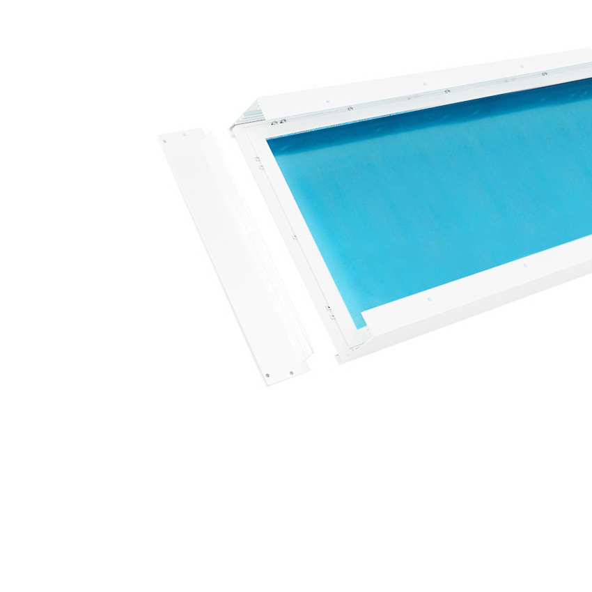 Kit en Saillie BLANC pour Panneau LED 120x30 Slim