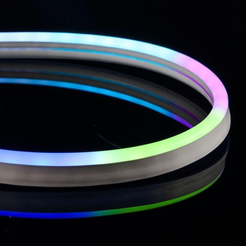 Kit Néon Flexible Connecté LED RGBIC WiFi 24V 5M 60LED/m IP65 + Kit Accessoires - Silamp France