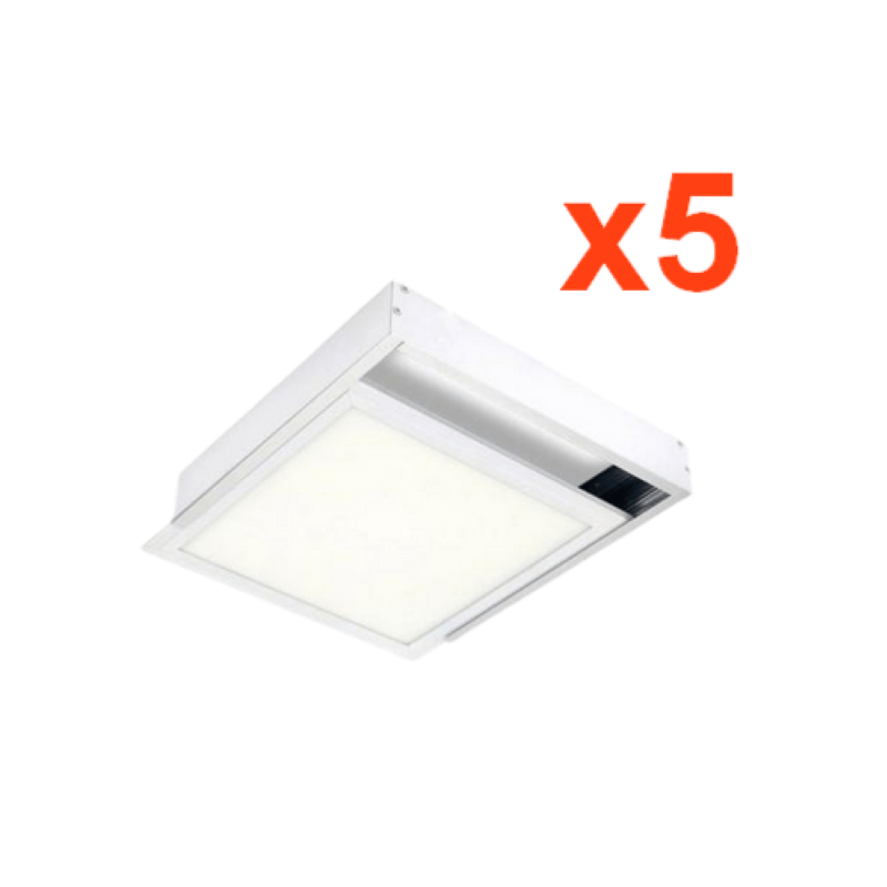 Kit Saillie BLANC pour Panneau LED 30x30 Slim (Pack) - Silamp France