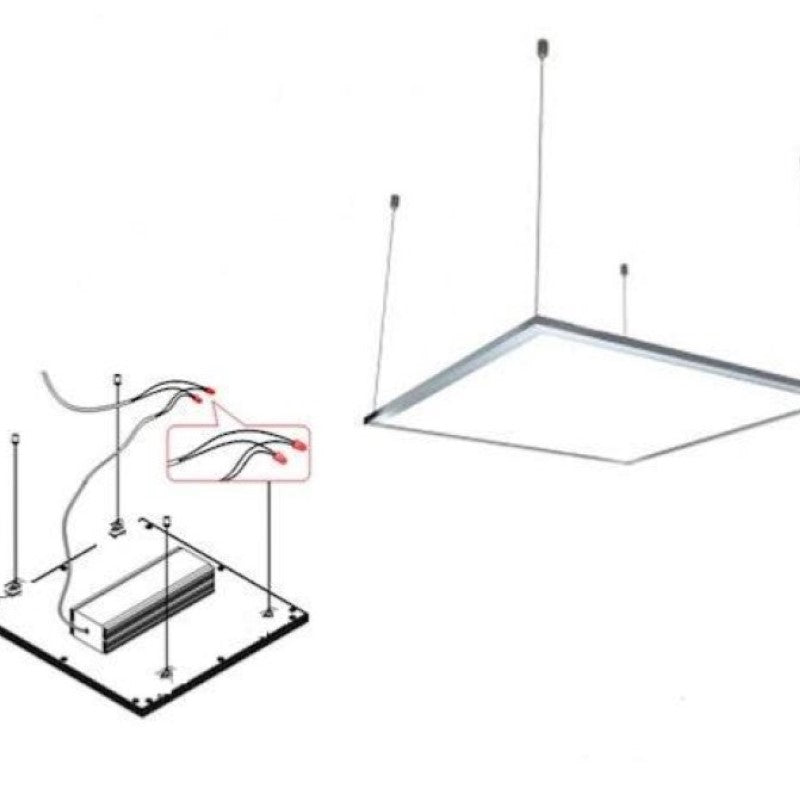 Kit suspension pour Panneau LED - Silamp France