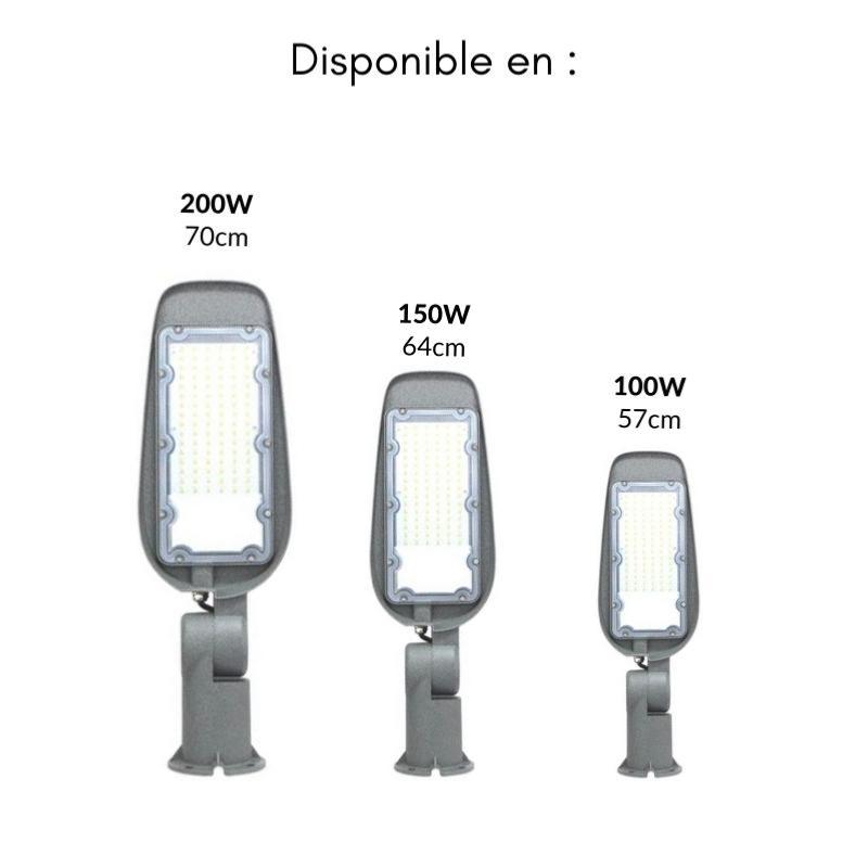 Luminaire LED Urbain 200W IP65 130° - Silamp France