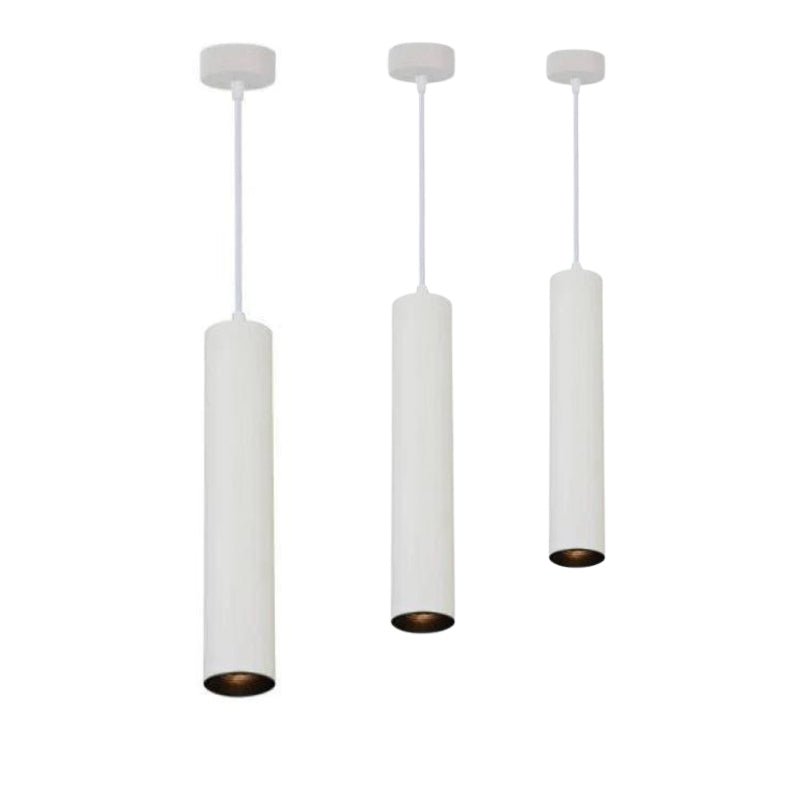 Luminaire Suspendu GU10 IP20 30cm Blanc (Pack de 3) - Silamp France
