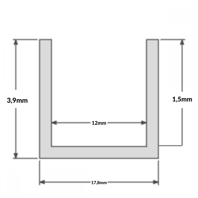 Profilé Aluminium 1m Flexible pour Ruban LED