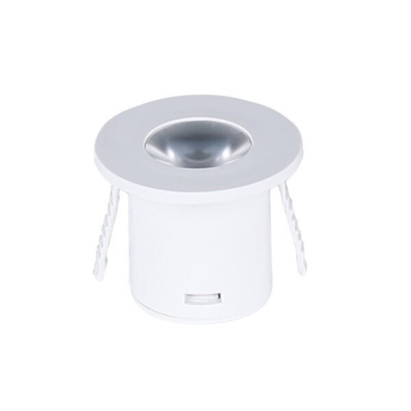 Mini Spot LED Encastrable 1W 90° Rond Blanc - Silamp France