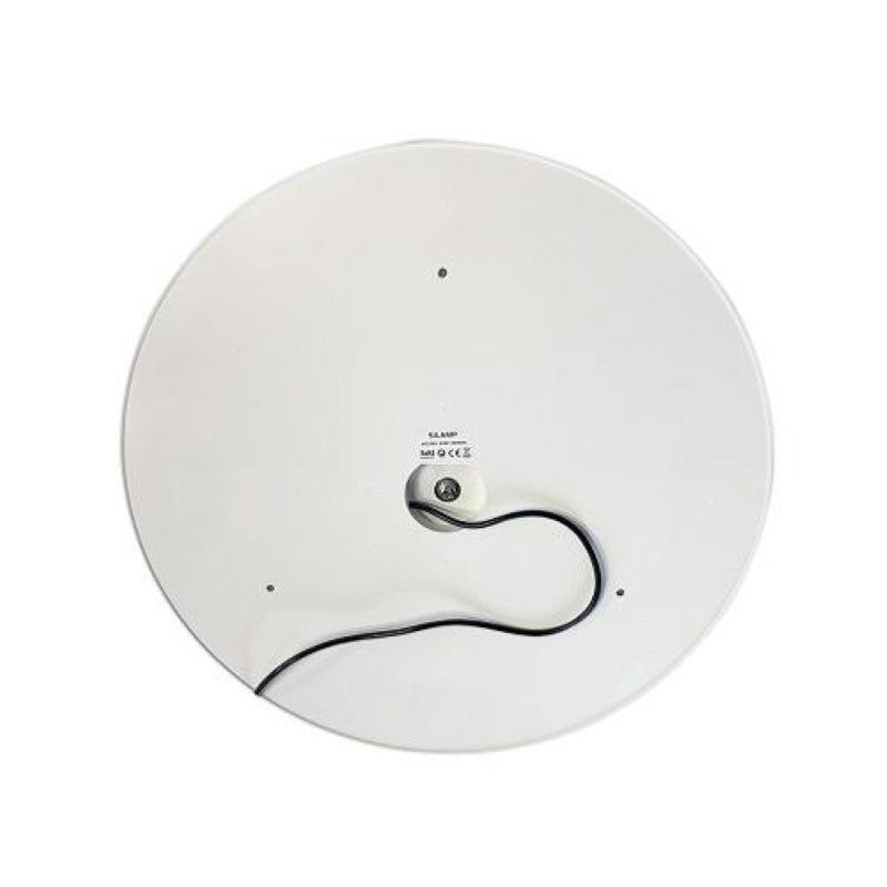 Miroir LED Rond 32W 80cm avec Capteur Infrarouge Cadre Alu pour Salle de Bain - Silamp France