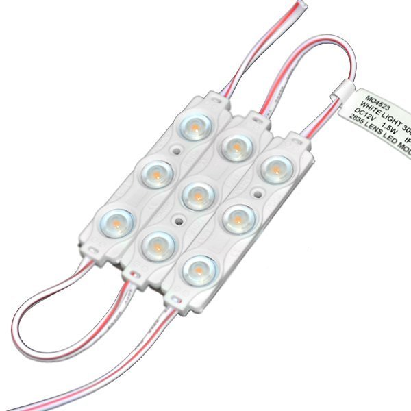 Module LED Barre 30W 12V IP65 pour Enseignes Lumineuses (Pack de 20) - Rouge - Silamp France