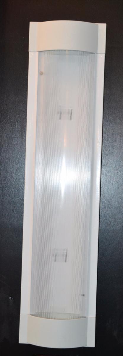 Réglette double pour Tubes LED T8 60cm Réflecteur Opaque