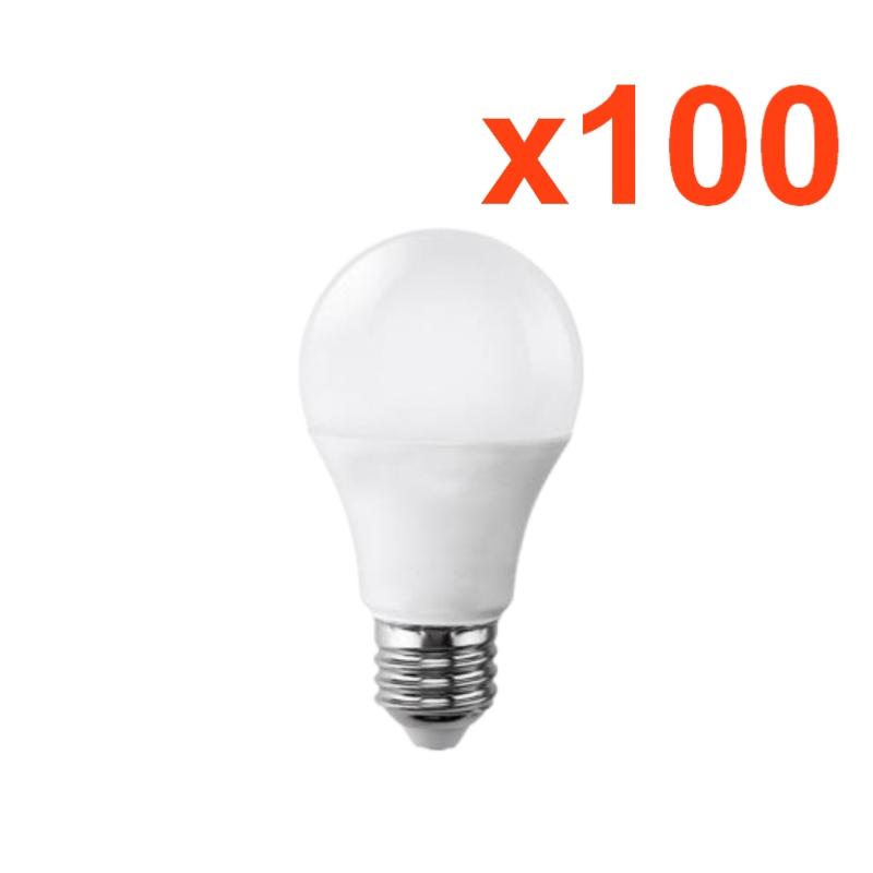 Ampoule LED E27 9W 220V A60 180° (Pack de 100)