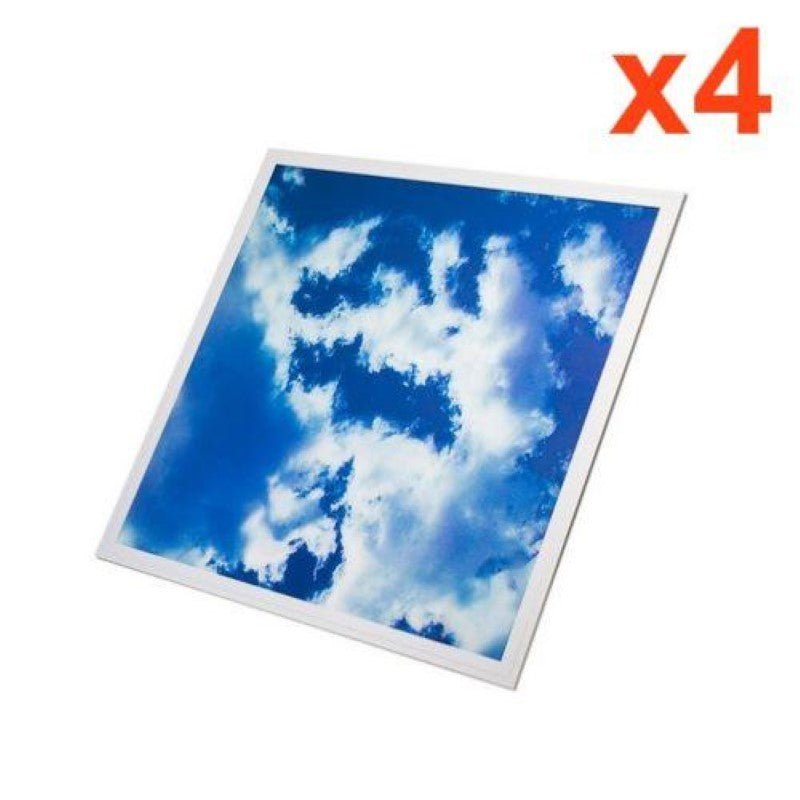 Panneau LED 60x60 Slim 45W CIEL (Pack de 4) - Silamp France