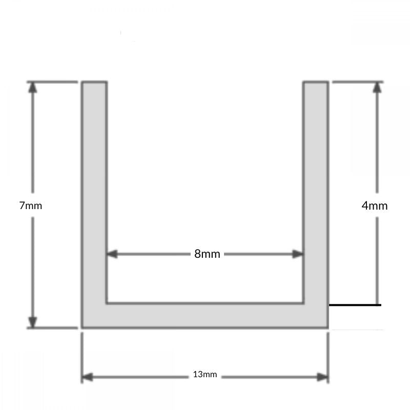 Profilé Aluminium 1m pour Ruban LED - Couvercle Blanc Opaque - Silamp France