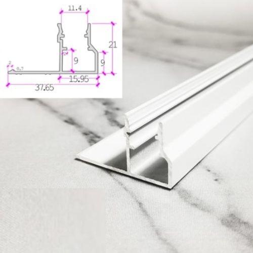 Profilé Aluminium Blanc 1m50 pour Ruban LED - Silamp France