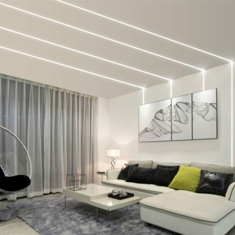 Profilé LED intégré 40cm 5W 12V Slim avec détecteur de mouvement crépusculaire - Silamp France