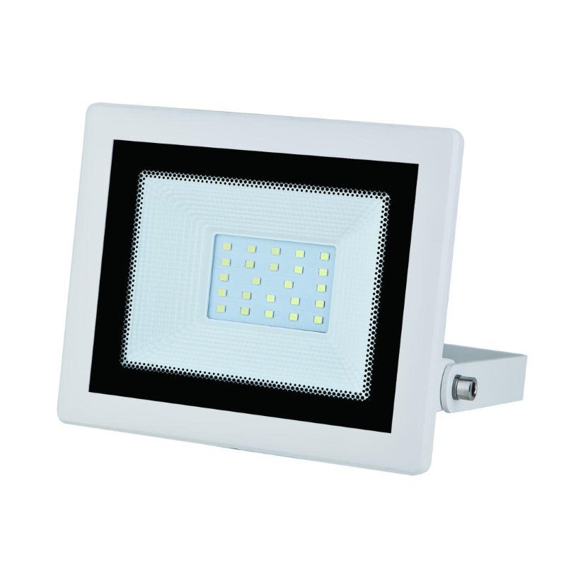 Projecteur LED 20W Extérieur Plat IP65 BLANC - Silamp France