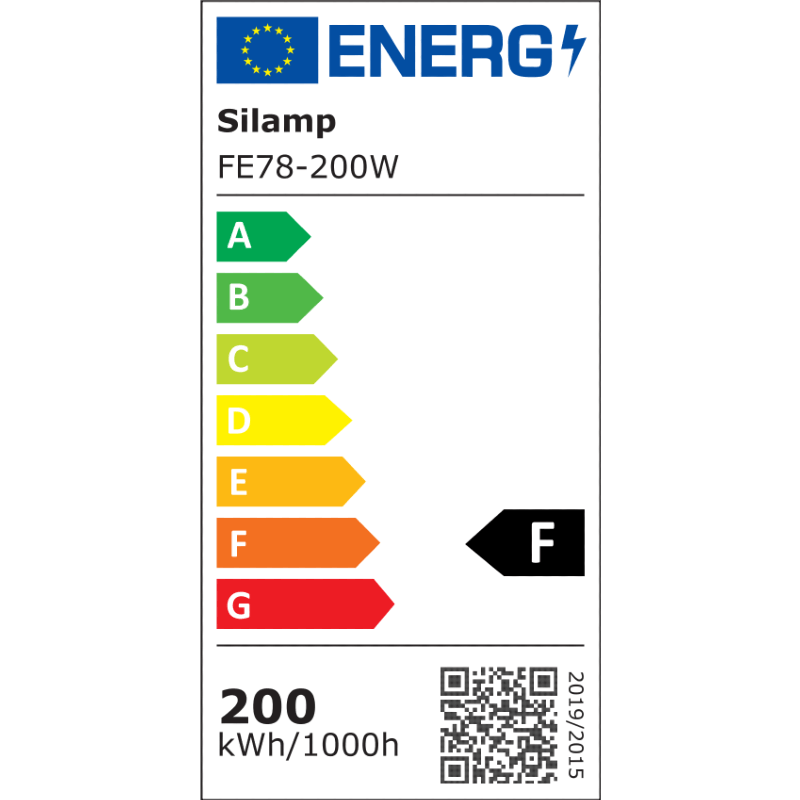 Projecteur LED Extérieur 200W IP65 Noir - Silamp France