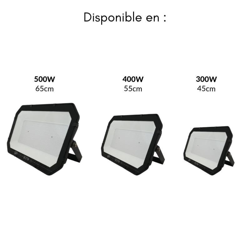 Projecteur LED Extérieur 500W IP66 NOIR - Silamp France