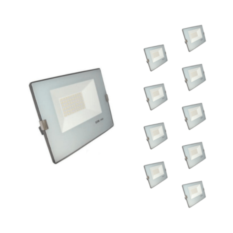 Projecteur LED Extérieur 50W IP65 - BLEU GRIS (Pack de 10) - Silamp France