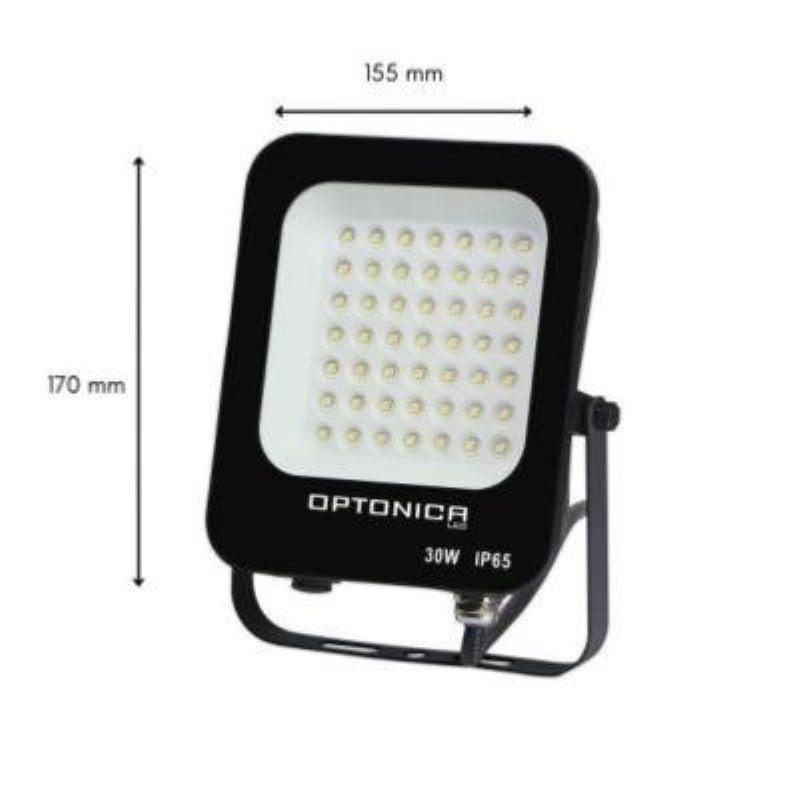 Projecteur LED Extérieur SMD 30W IP65 Noir (Pack de 10) - Silamp France