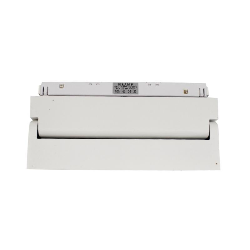 Projecteur LED sur Rail Magnétique 48V DC 12W BLANC Orientable - Silamp France
