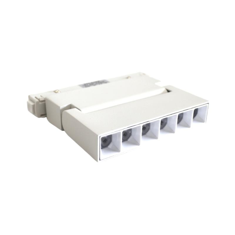 Projecteur LED sur Rail Magnétique 48V DC 6W BLANC Orientable - Silamp France