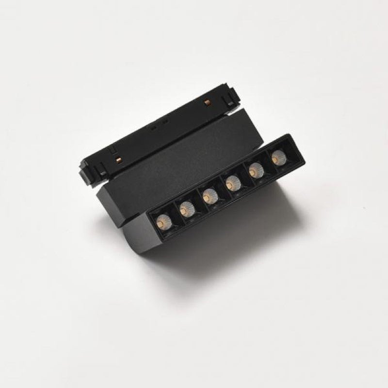 Projecteur LED sur Rail Magnétique 48V DC 6W NOIR Orientable - Silamp France