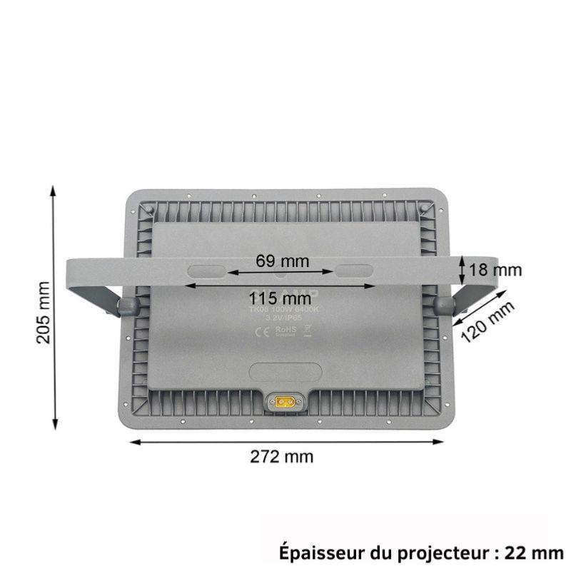 Projecteur Solaire LED 20W IP65 (Panneau Solaire + Télécommande Inclus) - Silamp France