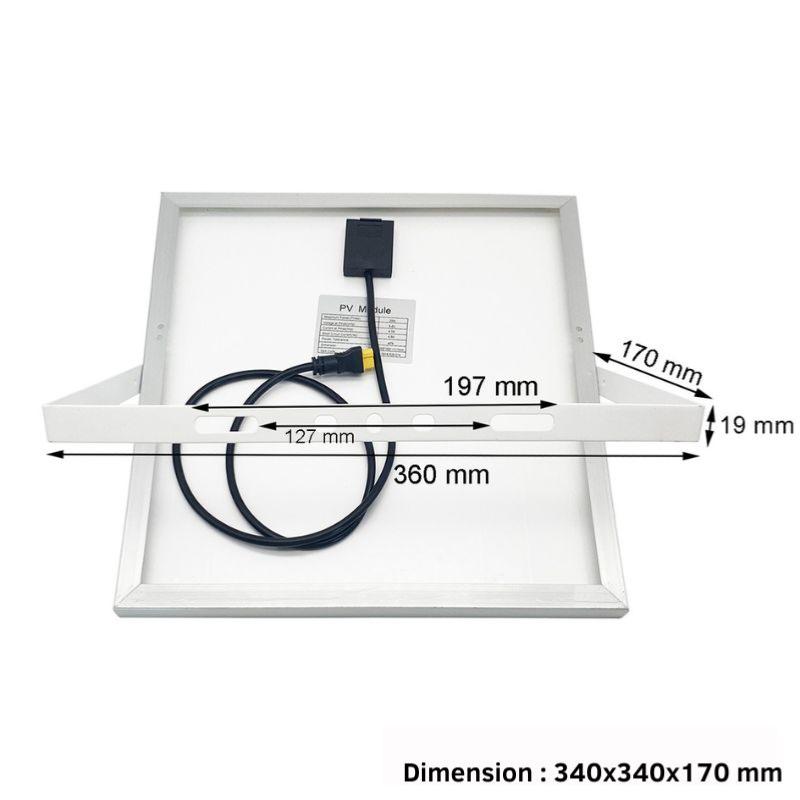 Projecteur Solaire LED 20W IP65 (Panneau Solaire + Télécommande Inclus) - Silamp France