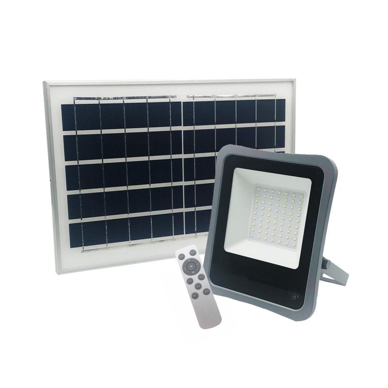 Projecteur solaire étanche 50w 4500K avec panneau solaire