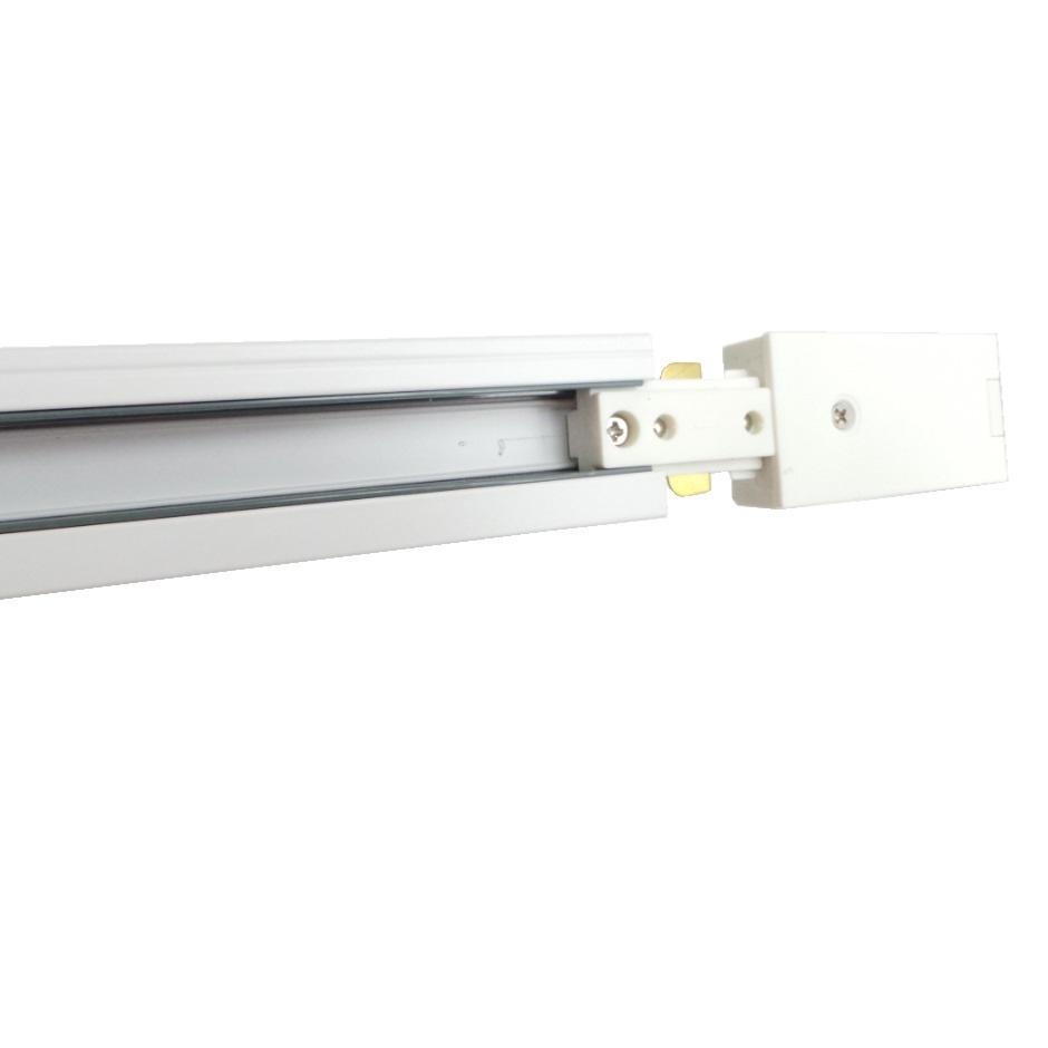 Rail Monophasé pour Spot LED 2m BLANC - Silamp France