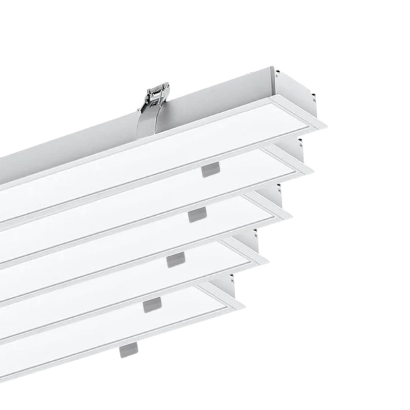 Réglette Encastrable LED 120cm 35W Blanc (Lot de 5) - Silamp France