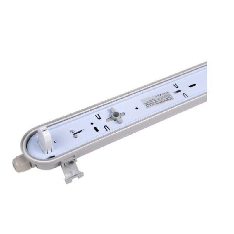 Réglette étanche pour tube LED T8 120cm IP65 (boitier vide) - Silamp France