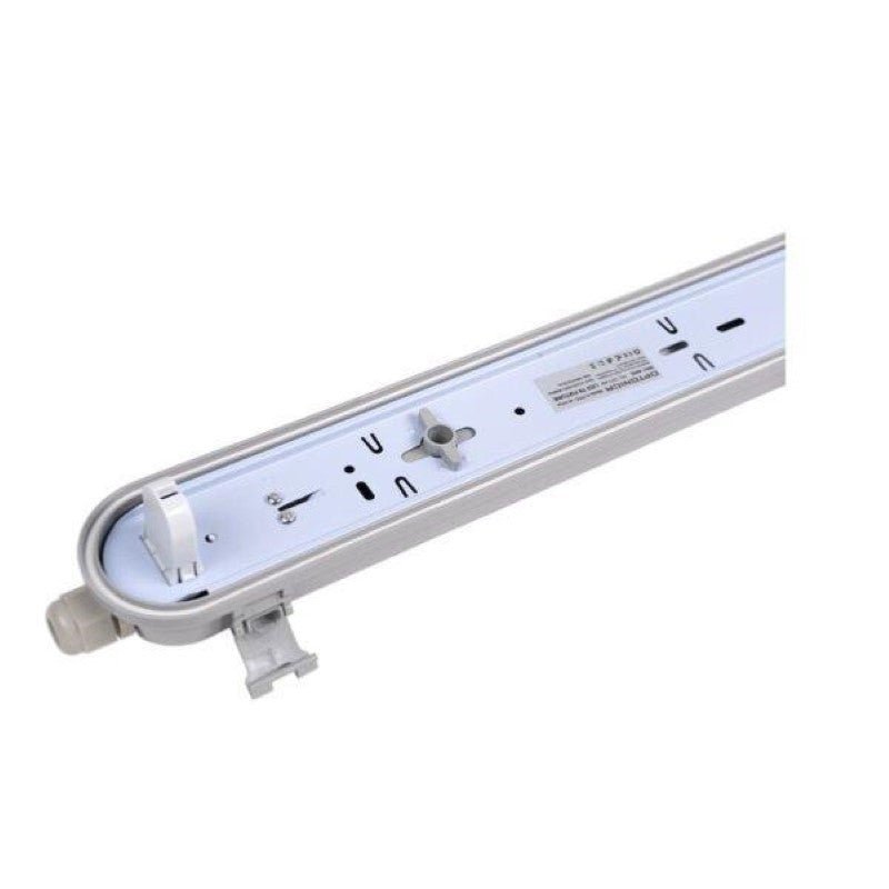 Réglette étanche pour Tube LED T8 150cm IP65 (Boitier vide) (Pack de 10) - Silamp France