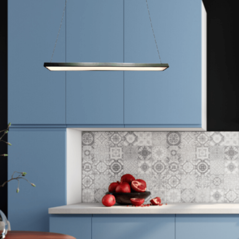 Réglette LED 120cm 45W Suspendue NOIR - Silamp France