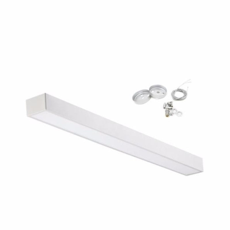 Réglette LED 120cmx5cm 48W Suspendue ALU - Silamp France